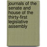 Journals Of The Senate And House Of The Thirty-First Legislative Assembly door Oregon Legislative Assembly