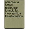 Parabola: A Secret Rosicrucian Formula For Inner Spiritual Transformation door Hinricus Madathanus