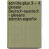 Schritte plus 3 + 4. Glossar Deutsch-Spanisch - Glosario Alemán-Español