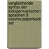 Vergleichende Syntax Der Indogermanischen Sprachen 3 Volume Paperback Set