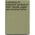 A Glossary Of Important Symbols In Their Hebrew, Pagan And Christian Forms