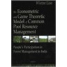 An Econometric And Game Theoretic Model Of Common Pool Resource Management by Wietze Lise