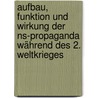 Aufbau, Funktion Und Wirkung Der Ns-propaganda Während Des 2. Weltkrieges door Nicole Nette