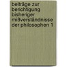Beiträge zur Berichtigung bisheriger Mißverständnisse der Philosophen 1 by Karl Leonhard Reinhold