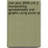 Clait Plus 2006 Unit 2 Manipulating Spreadsheets And Graphs Using Excel Xp