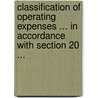 Classification Of Operating Expenses ... In Accordance With Section 20 ... by Unknown