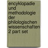 Encyklopadie Und Methodologie Der Philologischen Wissenschaften 2 Part Set door August Böckh