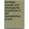 Familiale, soziale und ökologische Ansprüche in der betrieblichen Praxis door Jenna Voss