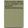 Fünf-Minuten-Diktate / 8./9. Schuljahr zum gezielten Rechtschreibtraining door Stefanie Krause