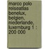 Marco Polo Reiseatlas Benelux, Belgien, Niederlande, Luxemburg 1 : 200 000