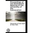 Proceedings Of The Nineteenth Meeting Of The University Of The Convocation