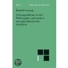 Scheinprobleme in der Philosophie und andere metaphysikkritische Schriften door Rudolf Carnap