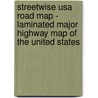 Streetwise Usa Road Map - Laminated Major Highway Map Of The United States door Streetwise Maps