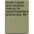 Student Study And Solutions Manual For Larson/Hostetler's Precalculus, 8th