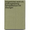 Bürgerliches Recht Viii. Prüfungstraining. Fallrepetitorium Mit Lösungen door Peter Bydlinski