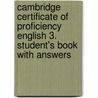 Cambridge Certificate of Proficiency English 3. Student's Book with answers door Onbekend