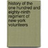 History Of The One Hundred And Eighty-Ninth Regiment Of New-York Volunteers