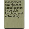 Management Strategischer Kooperationen im Bereich Forschung und Entwicklung door Ralf Ermisch