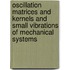 Oscillation Matrices And Kernels And Small Vibrations Of Mechanical Systems