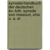 Synodal-Handbuch Der Deutschen Ev.-Luth. Synode Von Missouri, Ohio U. A. St door Lutheran Church --Missouri Synod