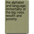 The Alphabet And Language. Immortality Of The Big Trees. Wealth And Poverty