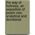 The Way Of Holiness, An Exposition Of Psalm Cxix, Analytical And Devotional