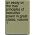 An Essay On The True Principles Of Executive Power In Great States, Volume 1