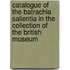 Catalogue of the Batrachia Salientia in the Collection of the British Museum