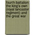 Fourth Battalion The King's Own (Royal Lancaster Regiment) And The Great War