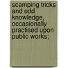 Scamping Tricks And Odd Knowledge, Occasionally Practised Upon Public Works; by John Newman