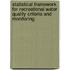 Statistical Framework For Recreational Water Quality Criteria And Monitoring