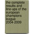 The Complete Results And Line-Ups Of The European Champions League 2004-2009