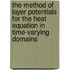 The Method Of Layer Potentials For The Heat Equation In Time-Varying Domains
