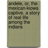 Andele, Or, The Mexican-Kiowa Captive. A Story Of Real Life Among The Indians door John Jasper Methvin