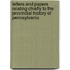 Letters And Papers Relating Chiefly To The Provincial History Of Pennsylvania