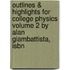 Outlines & Highlights For College Physics Volume 2 By Alan Giambattista, Isbn