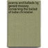 Poems And Ballads By Gerald Massey, Containing The Ballad Of Babe Christabel.