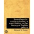 Seventheenth-Century Studies; A Contribution To The History Of English Poetry