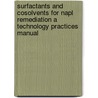 Surfactants and Cosolvents for Napl Remediation a Technology Practices Manual door Carroll L. Oubre