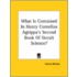 What Is Contained In Henry Cornelius Agrippa's Second Book Of Occult Science?