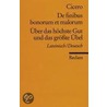 Über das höchste Gut und das größte Übel / De finibus bonorum et malorum door Marcus Tullius Cicero