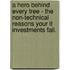 A Hero Behind Every Tree - The Non-Technical Reasons Your It Investments Fail.