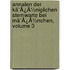 Annalen Der Kã¯Â¿Â½Niglichen Sternwarte Bei Mã¯Â¿Â½Nchen, Volume 3
