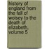 History Of England From The Fall Of Wolsey To The Death Of Elizabeth, Volume 5