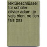 Lektüreschlüssel für Schüler: Olivier Adam: Je vais bien, ne t'en fais pas door Olivier Adam