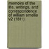 Memoirs Of The Life, Writings, And Correspondence Of William Smellie V2 (1811)