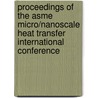 Proceedings Of The Asme Micro/nanoscale Heat Transfer International Conference door Onbekend