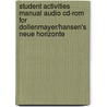 Student Activities Manual Audio Cd-Rom For Dollenmayer/Hansen's Neue Horizonte door Thomas Hansen