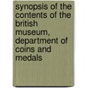 Synopsis Of The Contents Of The British Museum, Department Of Coins And Medals door Onbekend