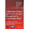 Collaborative Product And Service Life Cycle Management For A Sustainable World by Unknown